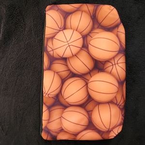 NEW- Cosmetic Bag, Storage Bag - Basketballs 🏀